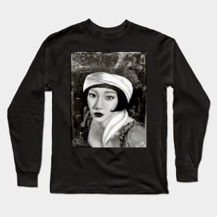 Taeyeon - digital photorealism painting Long Sleeve T-Shirt